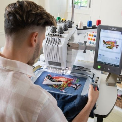PR680W 6 Needle Embroidery Machine