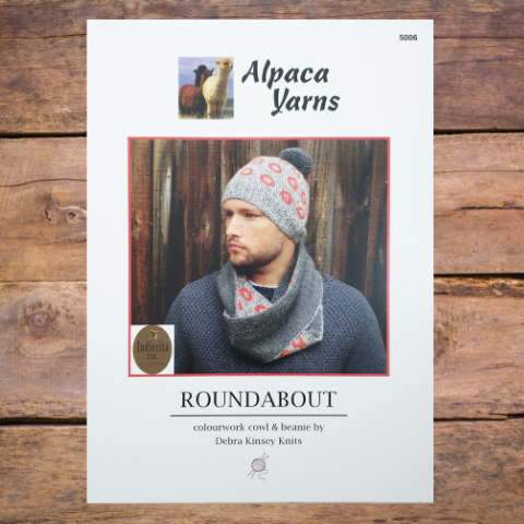 Alpaca Yarns 5006 - Roundabout Beanie & Cowl