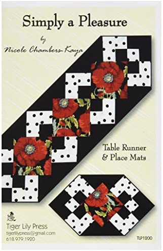 Simply a Pleasure Table runner and placemat pattern