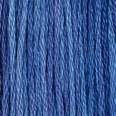 House of Embroidery Stranded Cotton - Blues, Purples & Greens