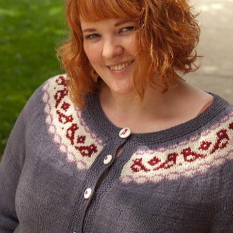 Chickadee Colourwork Cardigan DK