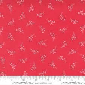 29134-31 Sprigs-Scarlet