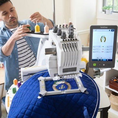 PR680W 6 Needle Embroidery Machine