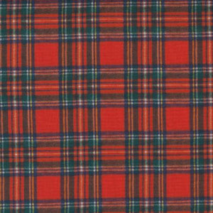 7385-14 Faded Plaid Blanket - Cayenne