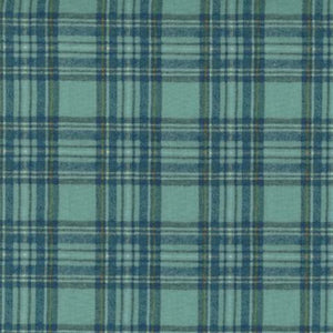 7385-19 Faded Plaid Blanket - Stream