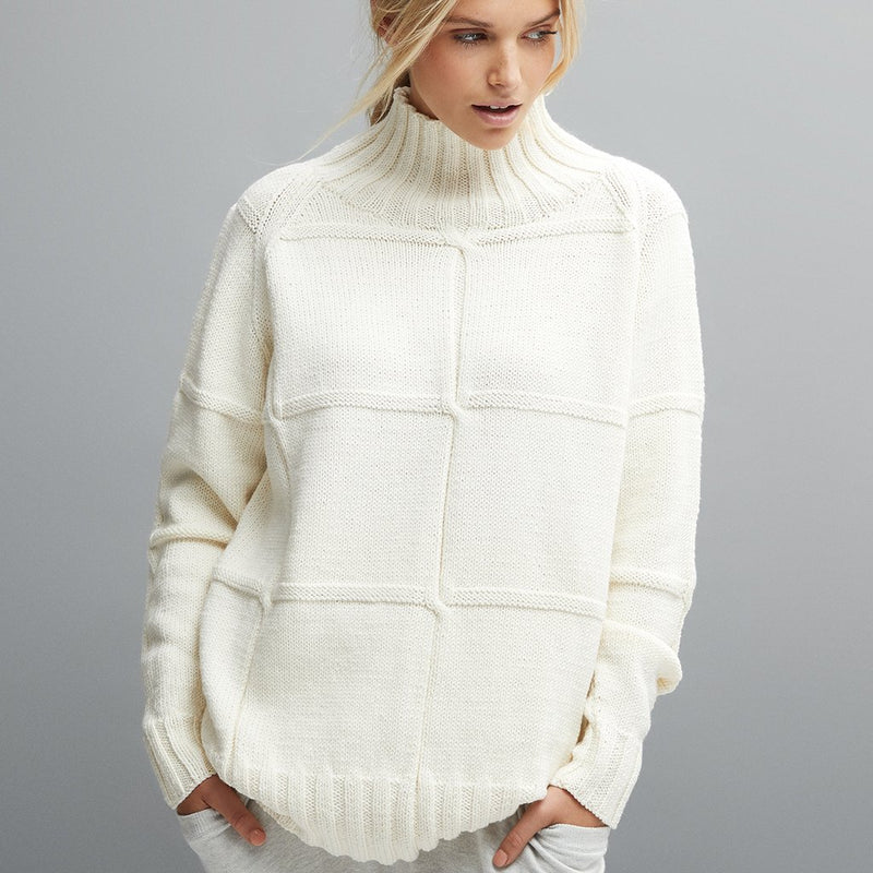 TX741 Ryder - Raglan Sleeved Jumper with cabled features
