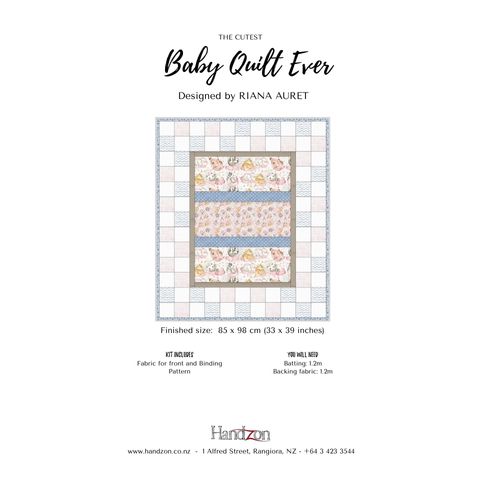 The Cutest Baby Quilt Ever Kits