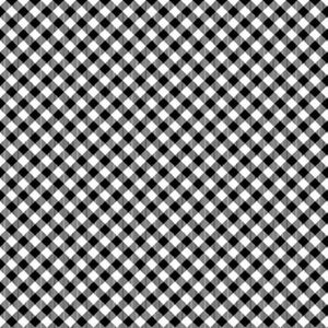HG9700-9 Checks Black/White