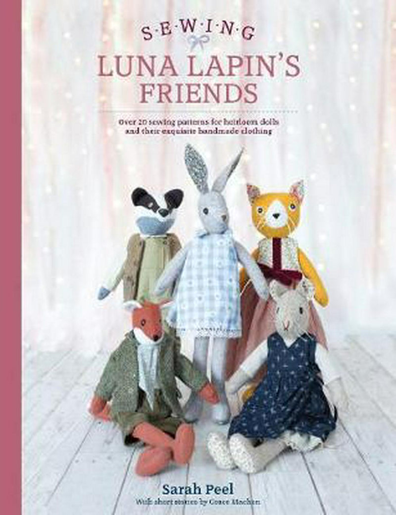 Luna Lapin and Friends book on wooden background