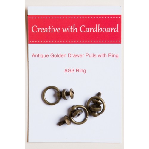 Creative with Cardboard - Drawer Pulls with Ring