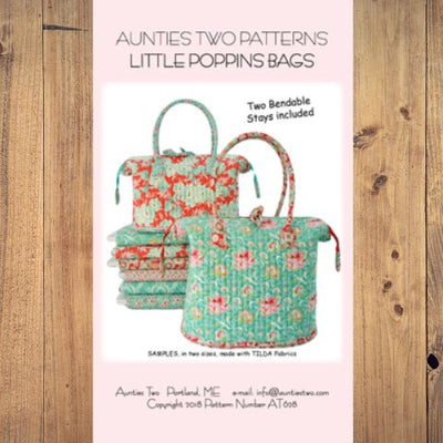 Aunties Two Little Poppins Bag & Stays