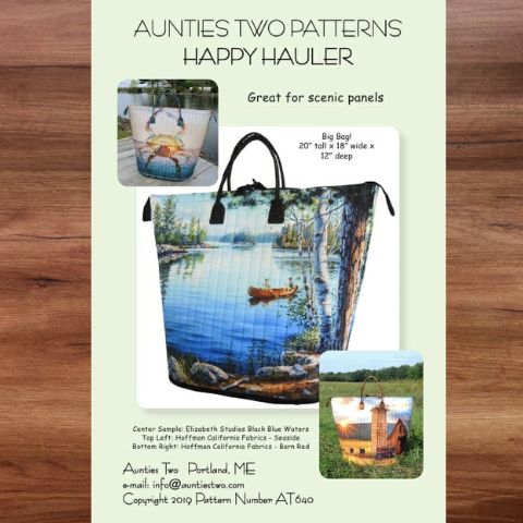 Aunties Two Happy Hauler Bag Pattern AT640