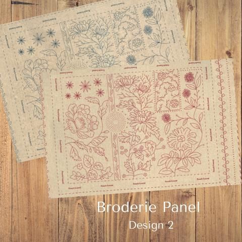 French General Embroidery Panels