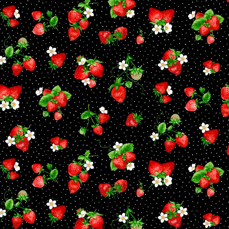 Strawberry Fields by Timeless Treasures