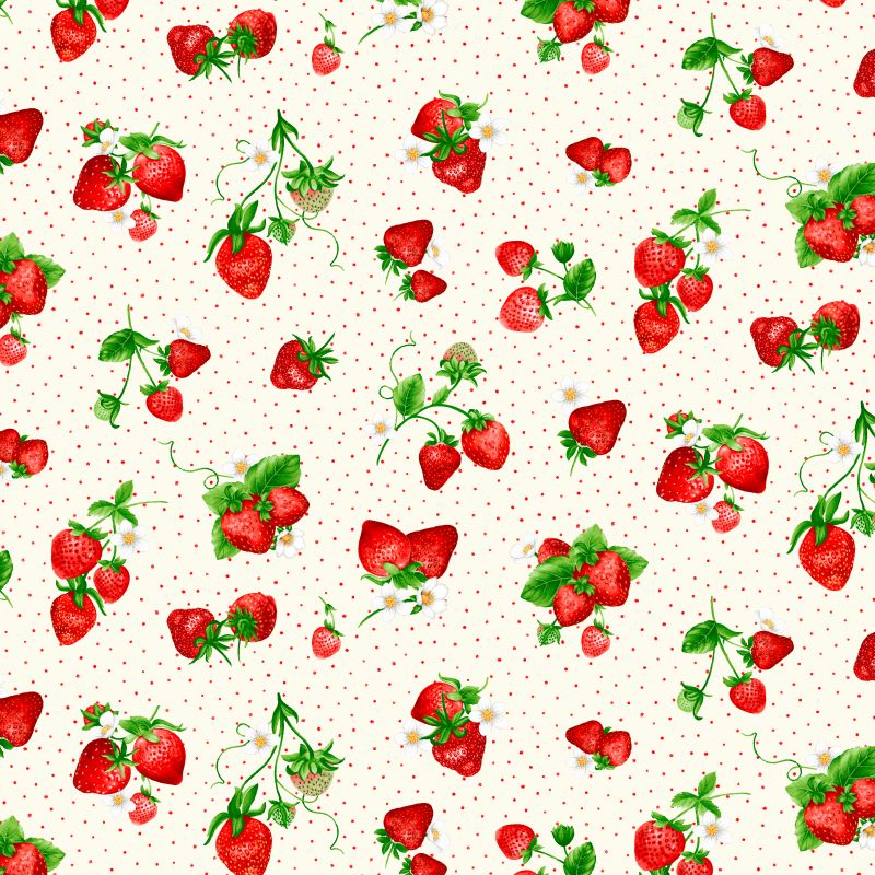 Strawberry Fields by Timeless Treasures