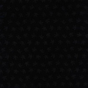 C8188 Doodled Leaves Black