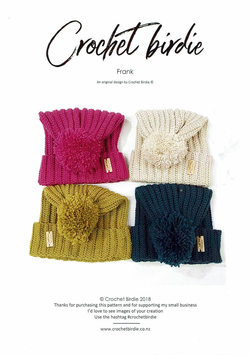 Crochet Birdie - Frank Hat
