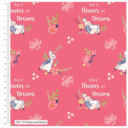 Peter Rabbit by Beatrix Potter for Visage Textiles
