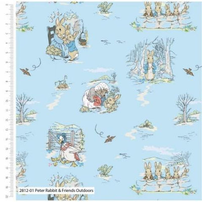 Peter Rabbit by Beatrix Potter for Visage Textiles