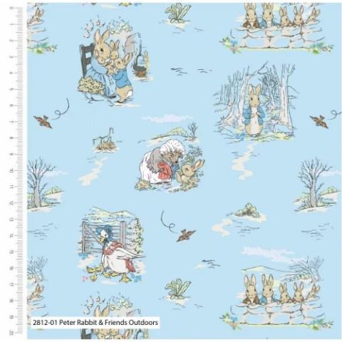 Peter Rabbit by Beatrix Potter for Visage Textiles
