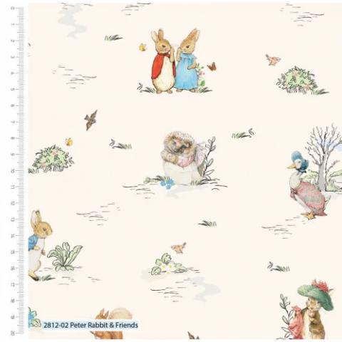 Peter Rabbit by Beatrix Potter for Visage Textiles