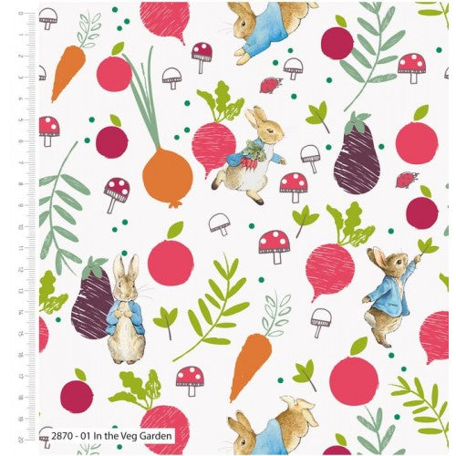 Peter Rabbit by Beatrix Potter for Visage Textiles