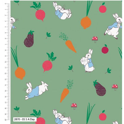 Peter Rabbit by Beatrix Potter for Visage Textiles