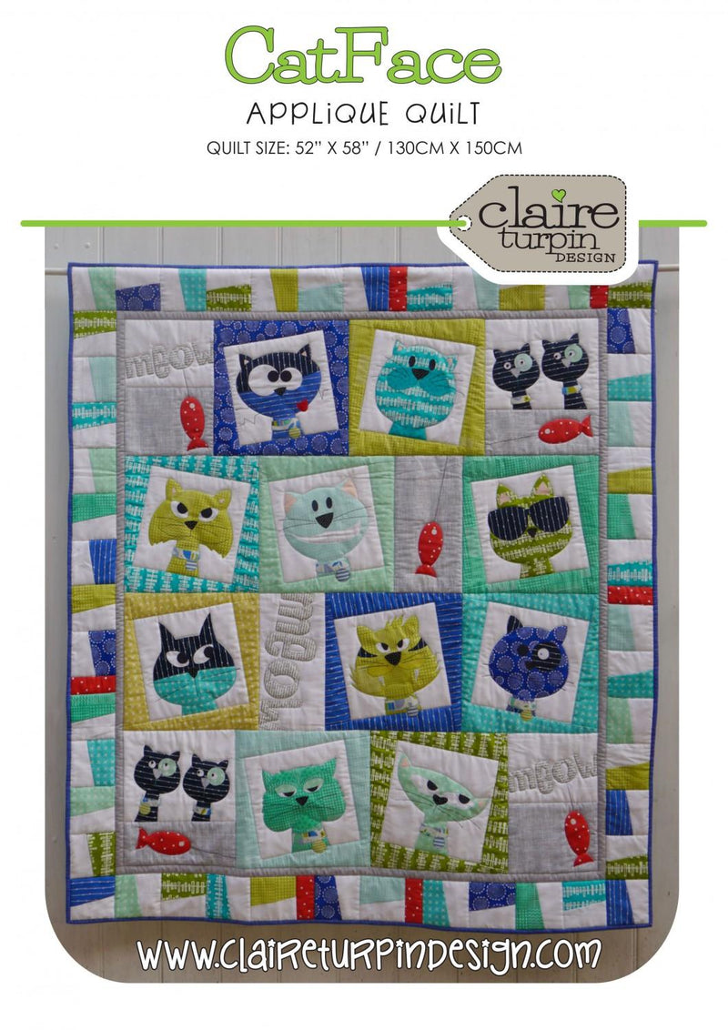 Claire Turpin Design - Catface Quilt Pattern