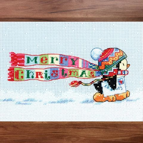 Dimensions Cross Stitch Kit - Christmas Penguin