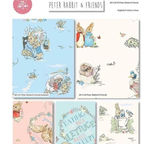 Peter Rabbit by Beatrix Potter for Visage Textiles