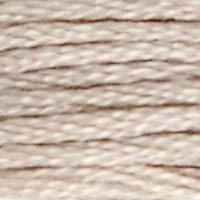 A close up of stranded thread col 6 Velvety Mushroom