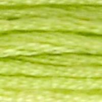 A close up of stranded thread col 16 Chartreuse