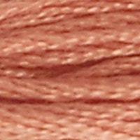A close up of stranded thread col 21 Red Of Burgundy