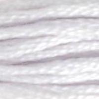 A close up of stranded thread col 27 White Violet