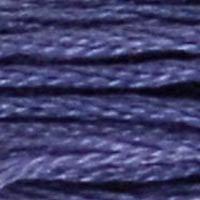 A close up of stranded thread col 32 Dark Blueberry