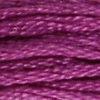 A close up of stranded thread col 34 Orchid