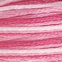 A close up of stranded thread col 48 Variegated Baby Pink