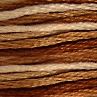 A close up of stranded thread col 105 Variegated Tan/Brown