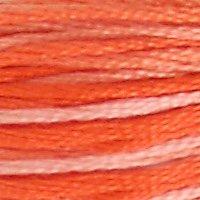 A close up of stranded thread col 106 Variegated Coral