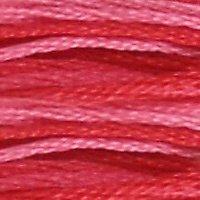 A close up of stranded thread col 107 Variegated Carnation