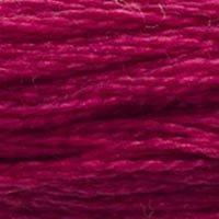 A close up of stranded thread col 150 Raspberry Rose