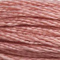 A close up of stranded thread col 152 Antique Rose