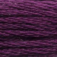 A close up of stranded thread col 154 Prune Rose