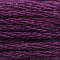 A close up of stranded thread col 154 Prune Rose