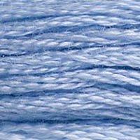 A close up of stranded thread col 157 Light Cornflower Blue