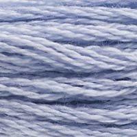 A close up of stranded thread col 159 Light Blue Grey