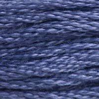 A close up of stranded thread col 161 Ash Blue