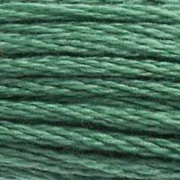 A close up of stranded thread col 163 Eucalyptus Green