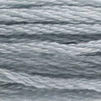 A close up of stranded thread col 168 Mouse Grey
