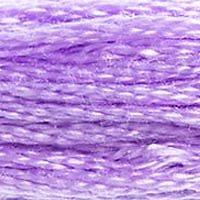 A close up of stranded thread col 210 Light Violet